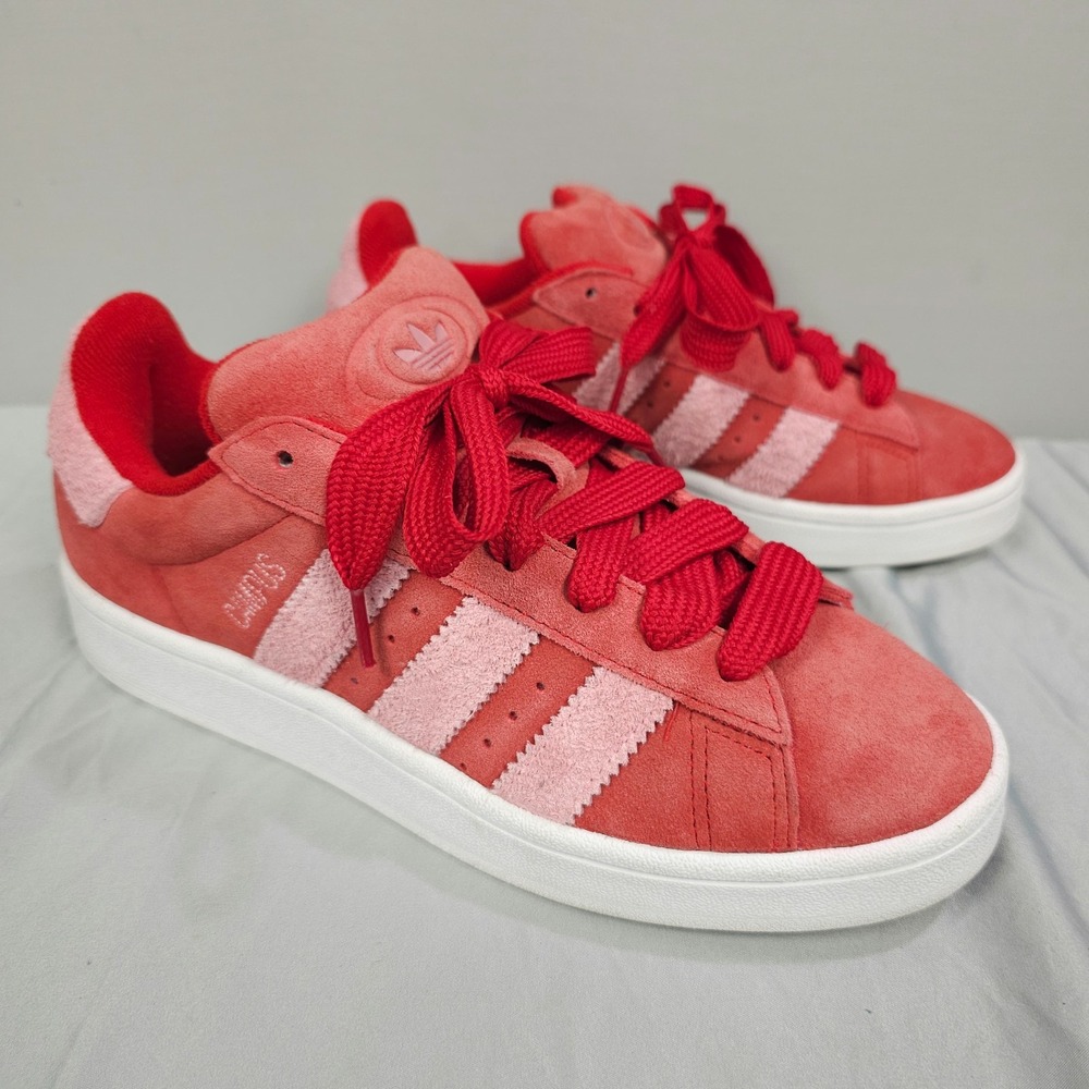 Adidas Campus 00s Shoes Women Size 8.5 Better Scarlet Red Pink Suede Low